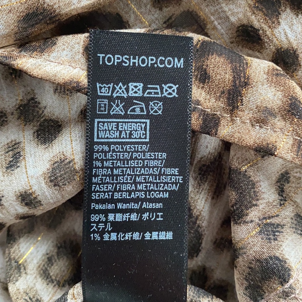 TOPSHOP leopard blouse - Picture 10 of 10
